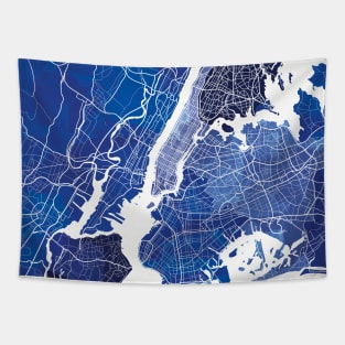 New York City Map Tapestry