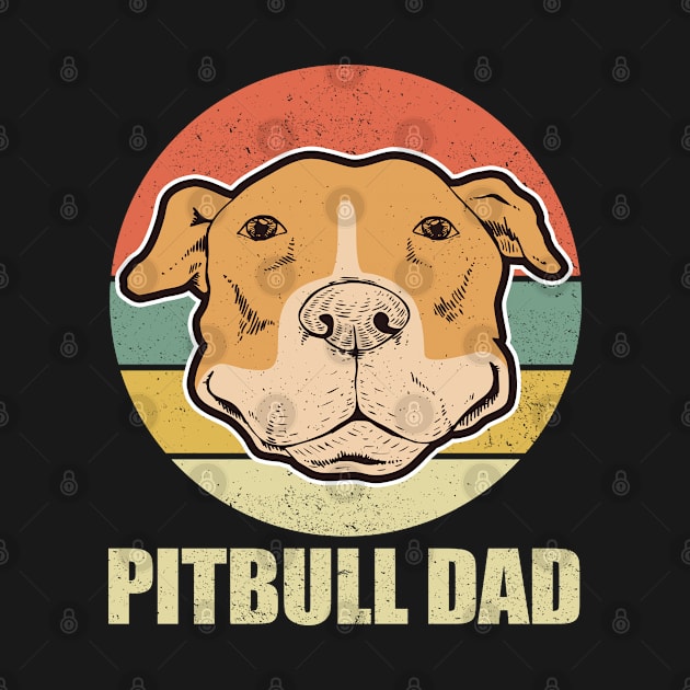 Pitbull Dad | Dog Owner American Pitbull Terrier by Streetwear KKS