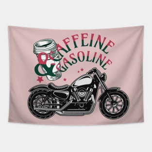 CAFFEINE GASOLINE PINK COFFEE MUG MOTORCYCLE Tapestry