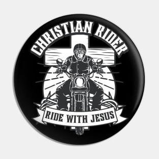 Christian Biker. Pin