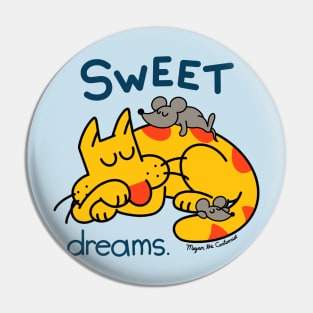 "Sweet Dreams" Herb the Cat Pin