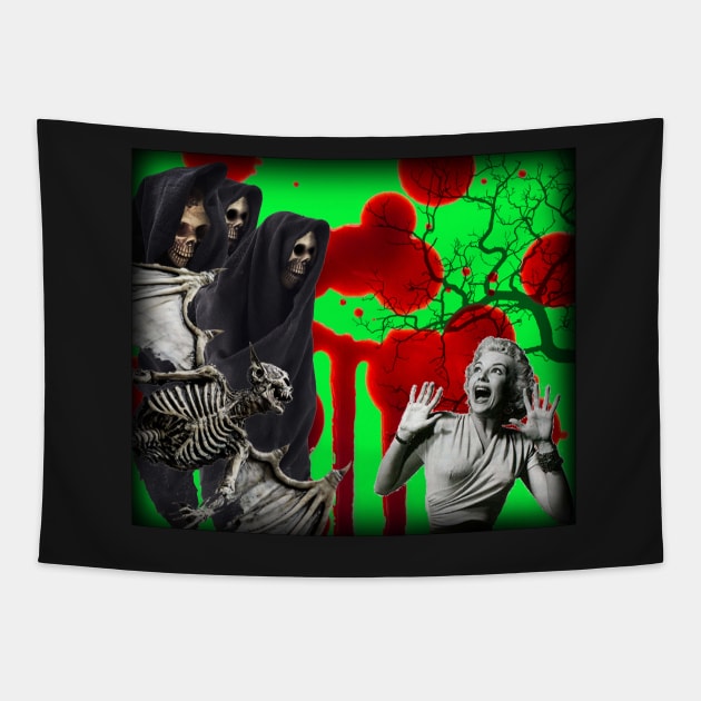 Scary Dead Things! Tapestry by incarnations