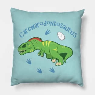 Cute Carcharodontosaurus Pillow