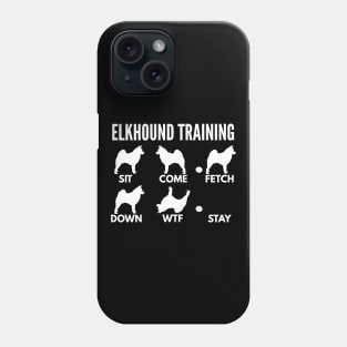 Elkhound Training Norwegian Elkhound Tricks Phone Case