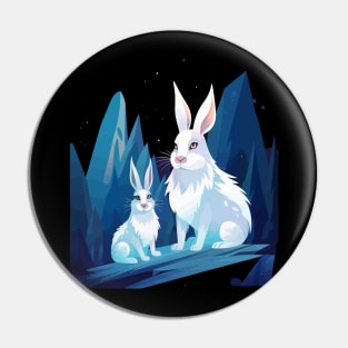 Arctic Hare Fathers Day Pin