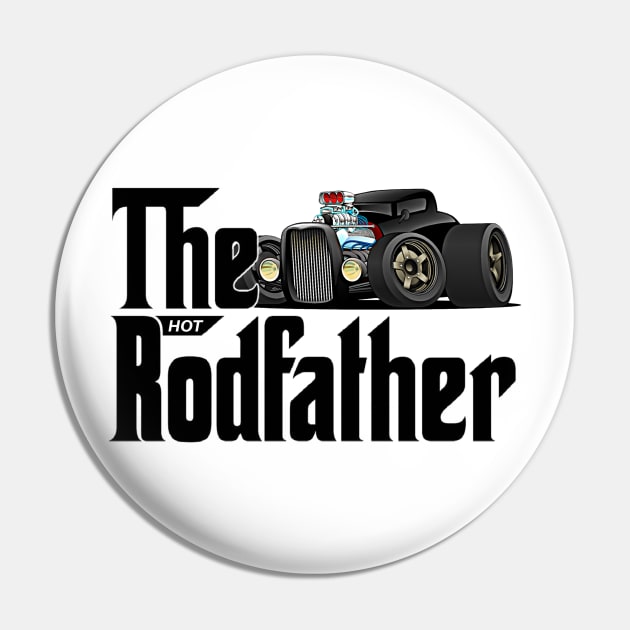 The Rodfather Pin by Wilcox PhotoArt