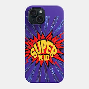 Superkid Superhero Comic Burst Super Kids Phone Case