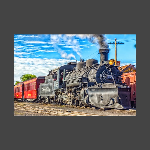 Cumbres and Toltec Narrow Gauge Railroad Chama New Mexico Yard by Gestalt Imagery