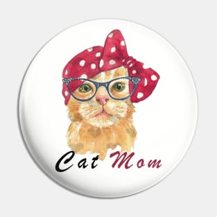 Best cat mom ever Pin