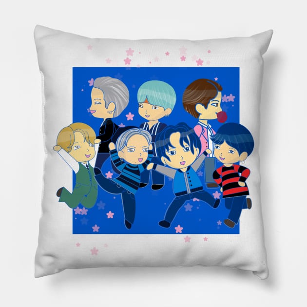 BTS BTS Pillow by EV Visuals