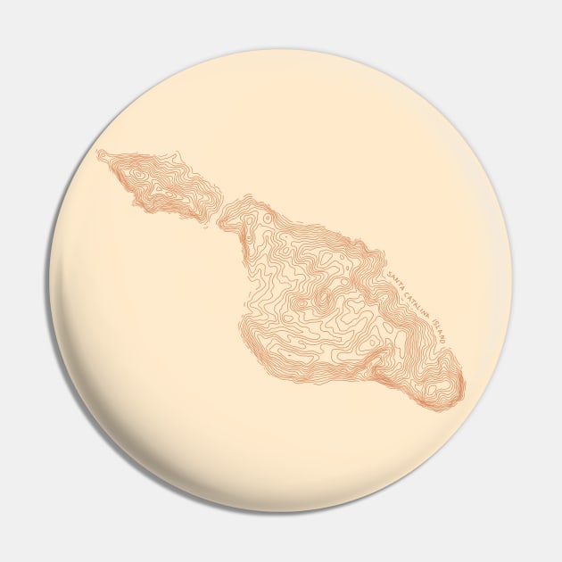 Santa Catalina Island Pin by simplistictees