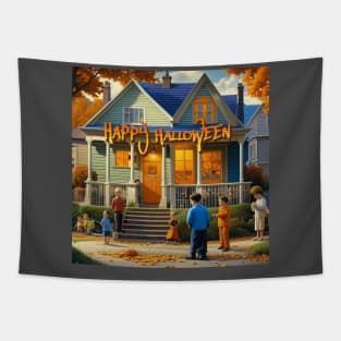 Happy Halloween Tapestry