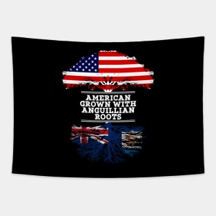 American Grown With Anguillian Roots - Gift for Anguillian From Anguilla Tapestry