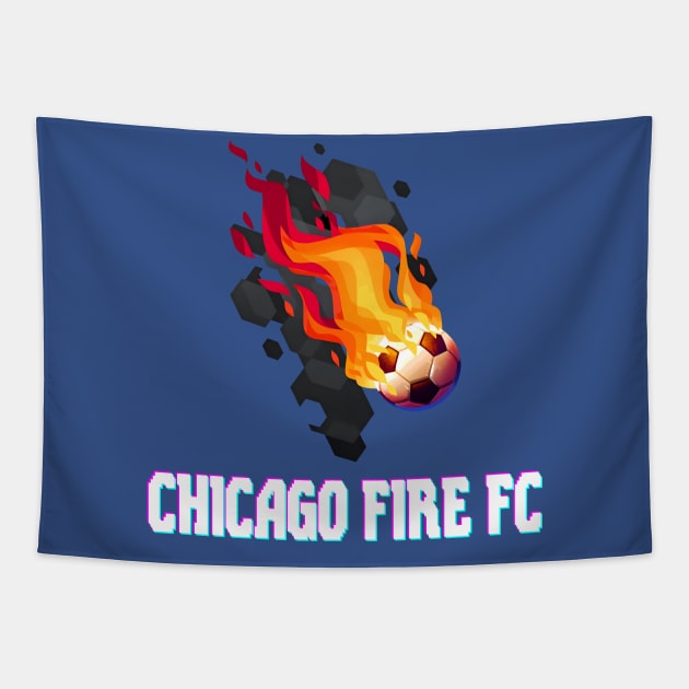 Chicago Fire Tapestry by Don Ga Bang