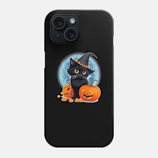 Halloween Black Cat Phone Case