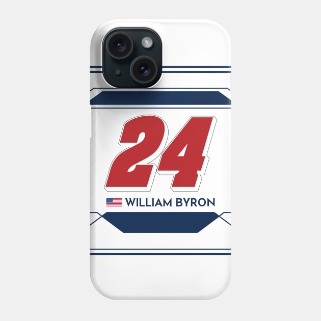 William Byron #24 2023 NASCAR Design Phone Case by AR Designs 