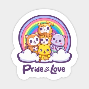 Pride & Love Cute Animals Magnet