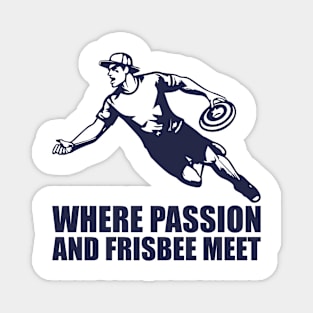 Ultimate Frisbee Passion Magnet