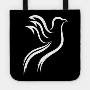 white bird Tote