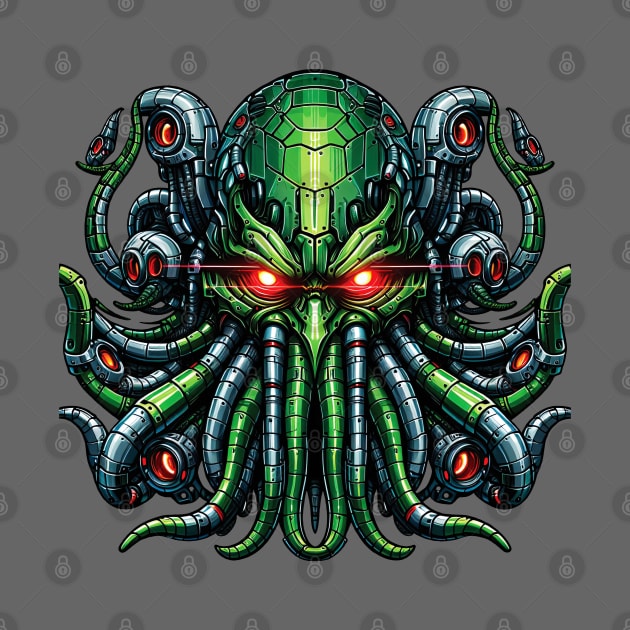 Biomech Cthulhu Overlord S01 D35 by Houerd