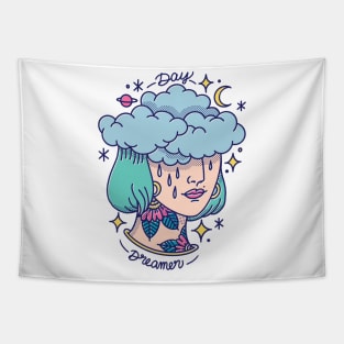 Day dreamer girl Tapestry