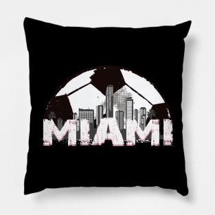 Miami soccer Pillow