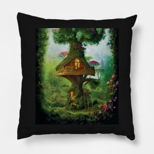 Fairy Tree House Pillow