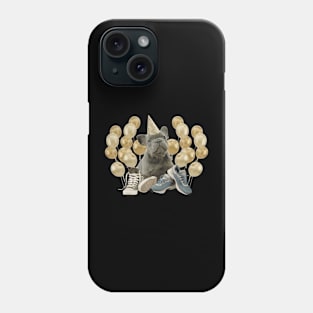 cute party bulldog Phone Case