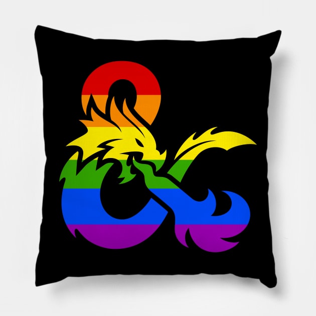 DnD Pride Pillow by Khalico