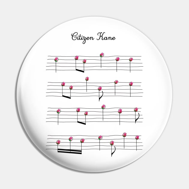 Citizen Kane Orson Welles cinema music fan art roses Pin by Rozbud