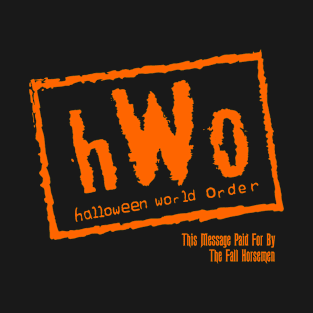 hWo Halloween World Order T-Shirt