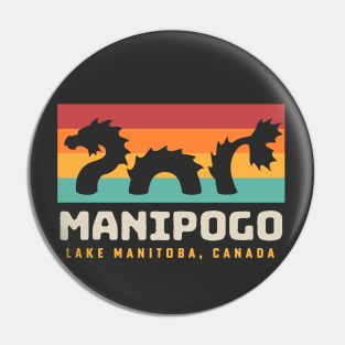 Manipogo Lake Monster Manipogo Sea Monster Lake Manitoba Pin