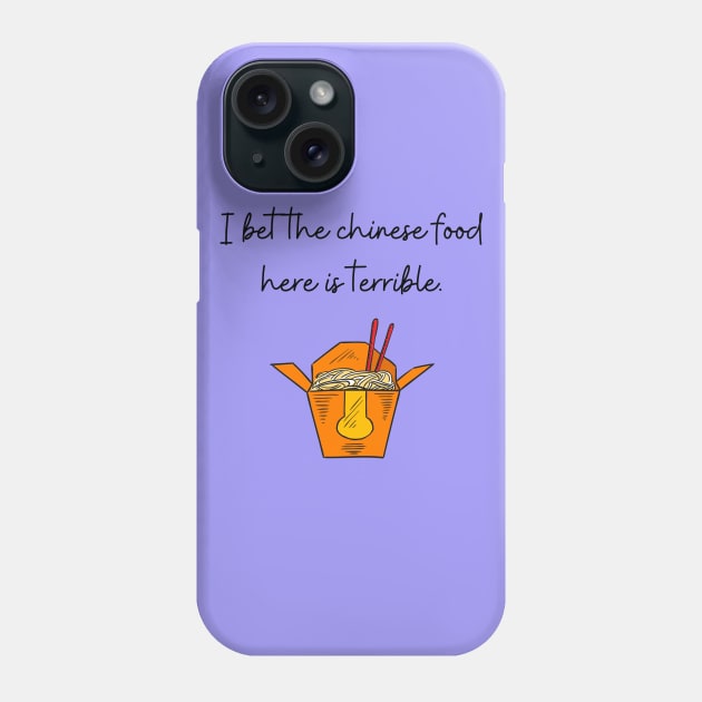 Cousin Vinny/Chinese food Phone Case by Said with wit