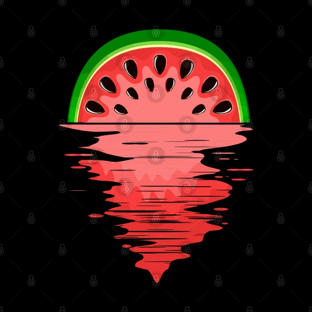 Watermelon Summer Sunset Water Fruit Sunset Watermelon by Africanob