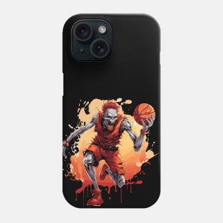 Zombie Basketball Halloween Sport Design Phone Case