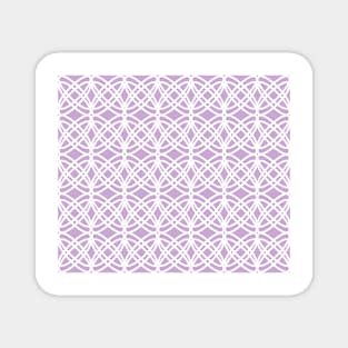 Abstract pattern - purple and white. Magnet