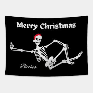 Merry Christmas Bitches Tapestry