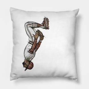 Ozzie Smith St. Louis Sketch Backflip Pillow