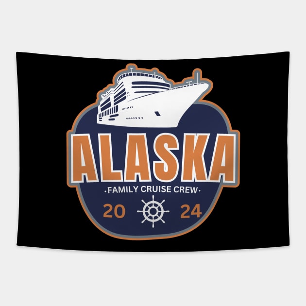 Cruise Trip To Alaska 2024 Tapestry by TreSiameseTee