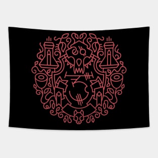 Hidden Wolf — Race Crest (color) Tapestry