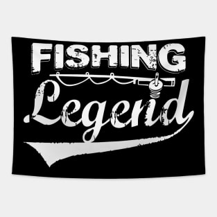 Fishing Legend Vintage Tapestry