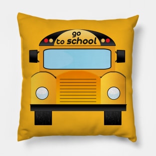 school bus Pillow