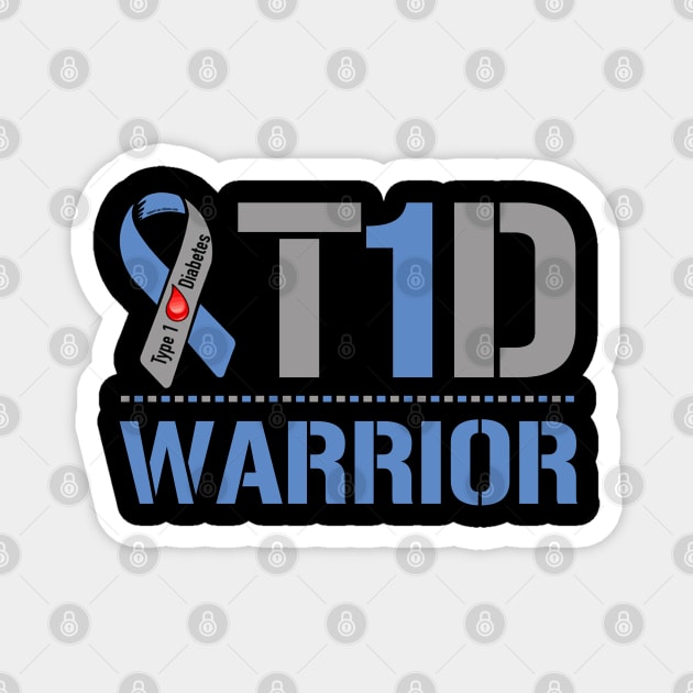 t1d warrior Magnet by BaderAbuAlsoud