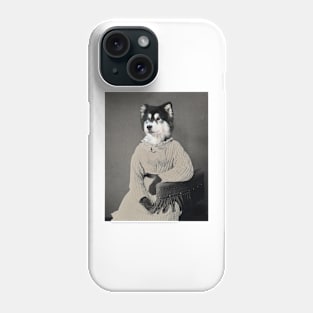 Lady of Malamute Phone Case