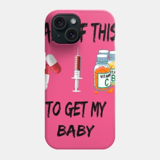 pregnant woman Phone Case