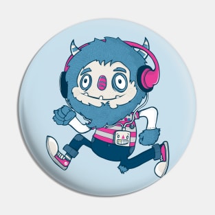 Funky Monster Beats Pin