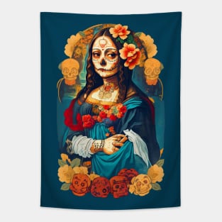 Sugar Skull Halloween Tapestry