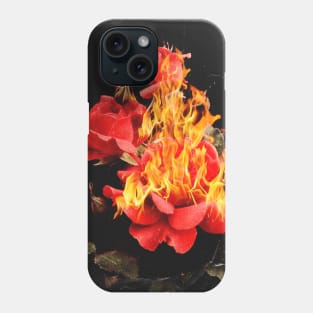 Fire Rose Phone Case