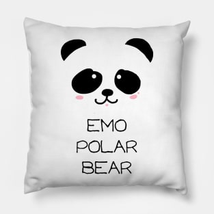 emo polAr bear Pillow