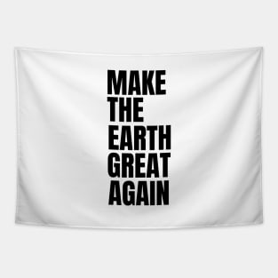 Save the Planet Green Living Earth Day Nature Lover Go Green Tapestry